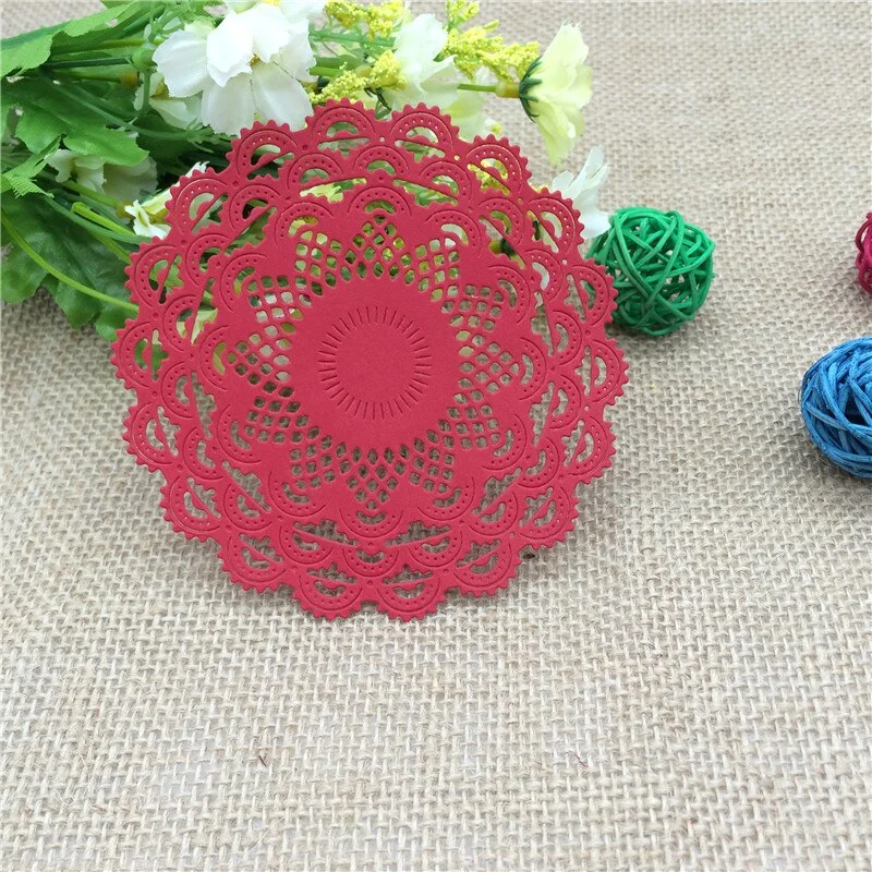 Delicate Floral Pattern Design Metal Die Cutting Dies Scrapbooking Embossing Die Cut Stencil DIY Decoative Wedding Cards