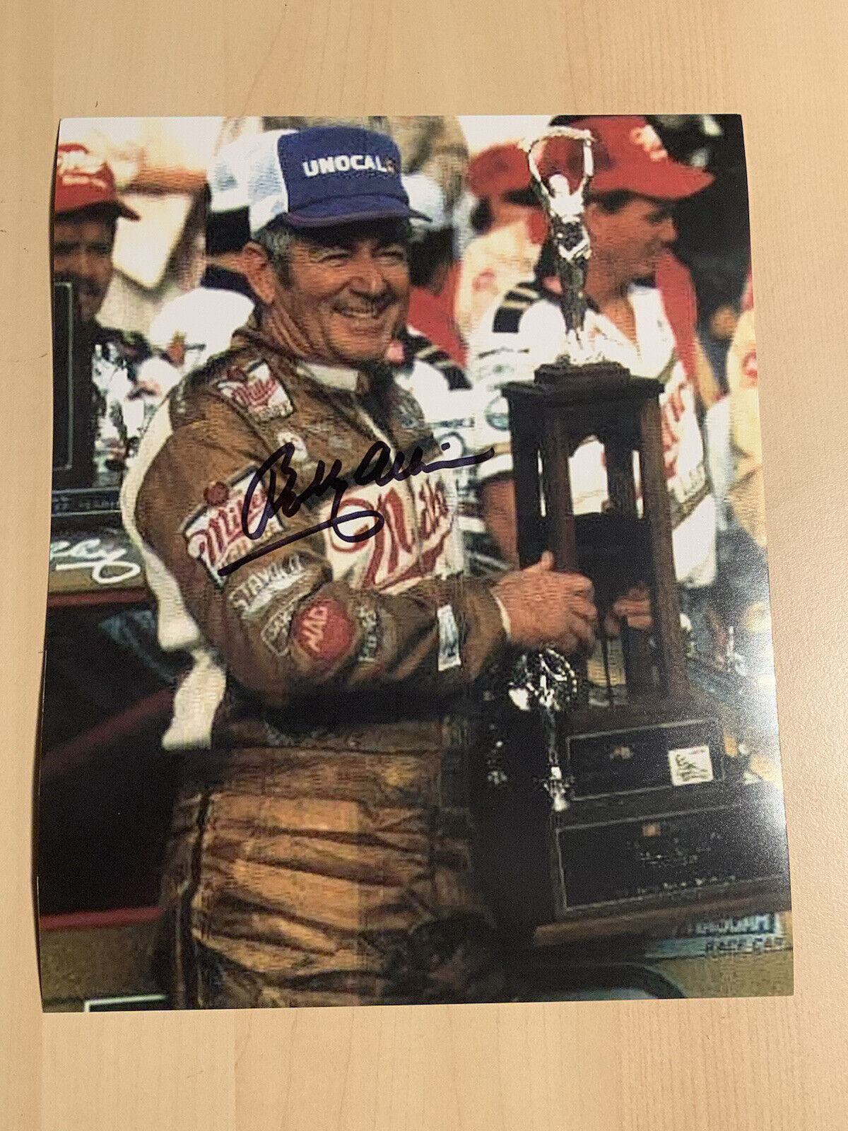 BOBBY ALLISON HAND SIGNED 8x10 Photo Poster painting AUTOGRAPHED NASCAR RACING LEGEND RARE COA