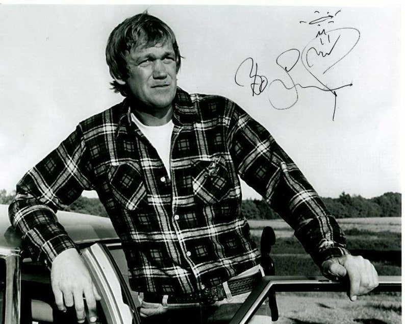 Bo svenson signed autographed walking tall sheriff buford pusser 8x10 Photo Poster painting