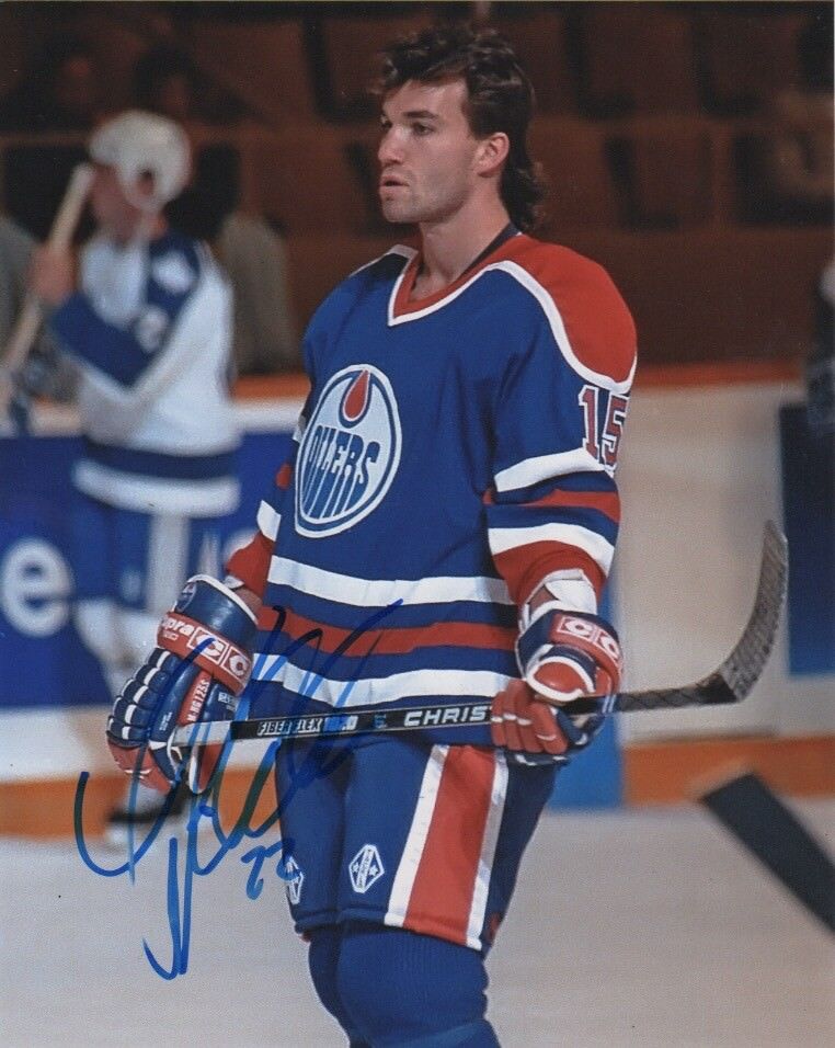 Edmonton Oilers Luke Richardson Autographed Signed 8x10 NHL Photo Poster painting COA A