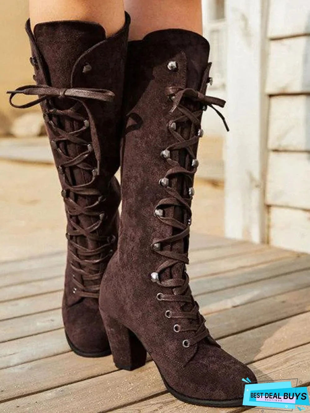 Simple Suede Martin Combat Boots