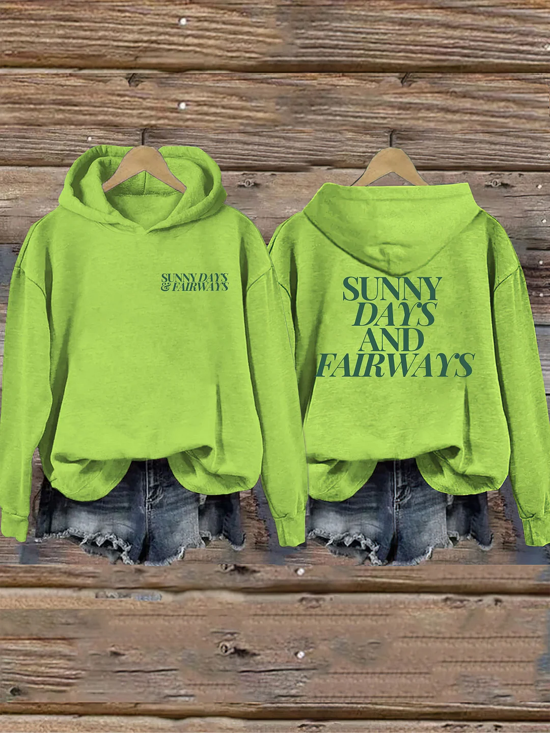 Sunny Days And Fairways Golf Hoodie