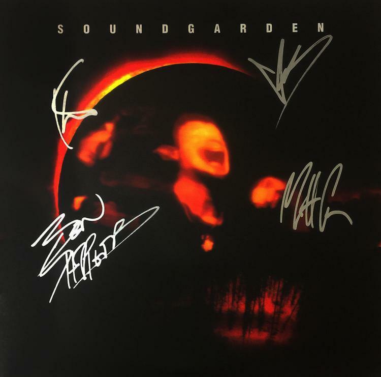 SOUNDGARDEN Signed Photo Poster paintinggraph - Rock - Chris Cornell KIM THAYIL Cameron Shepherd