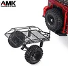 AMK Metal 1/10 RC Hitch Mount Trailer Truck Hauler with Metal Wheel Rims for Axial SCX10 90046 TRX4 TRX6 Tamiya CC01 RC4WD D90 D110 TF2