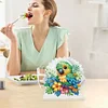 Acrylic Parrot Diamond Painting Napkin Rack Decor for Home Office Decor