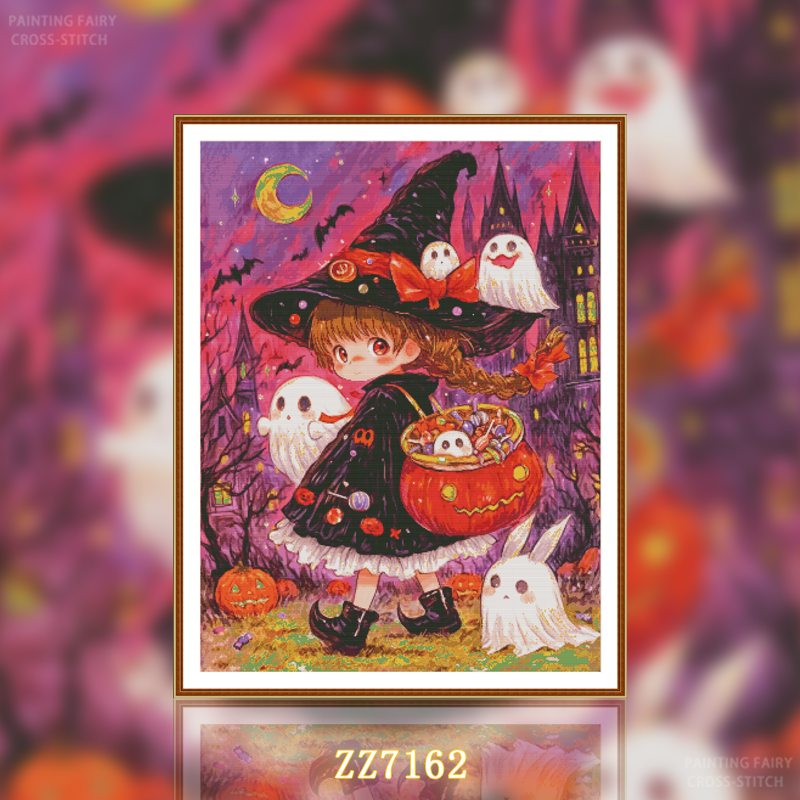 [ZZ7162-Candy Little Wizard] Painting Fairy Cross Stitch