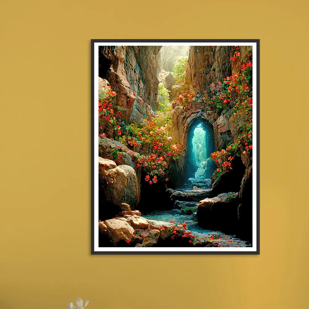Full Round Diamond Painting 40*50cm - Cave