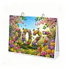 Ensemble de calendrier de peinture en diamant maison de fleurs 2027 pour perceuse sp&eacute;ciale en forme de diamant pour adultes/d&eacute;butants cadeau d&eacute;coration int&eacute;rieure