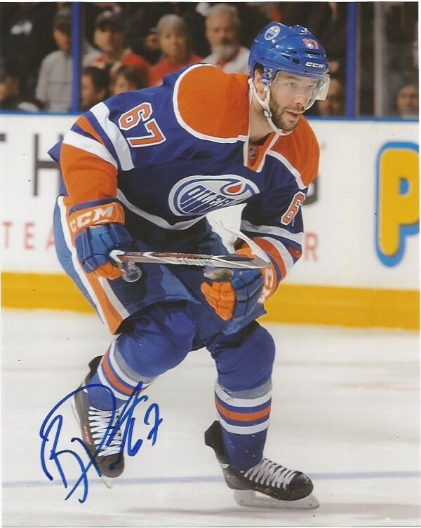 Edmonton Oilers Benoit Pouliot Signed Autographed 8x10 Photo Poster painting COA C