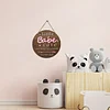 Little Girl Nursery - Round Wooden Signs(12*12Inch)