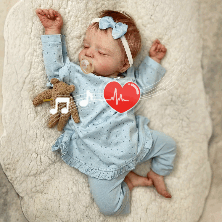 [3-7 Day Delivery][Heartbeat & Sound] 20" Lifelike Reborn Girl Baby Doll Named Tipla Gifts For Kids Rebornartdoll® RSAW-Rebornartdoll®