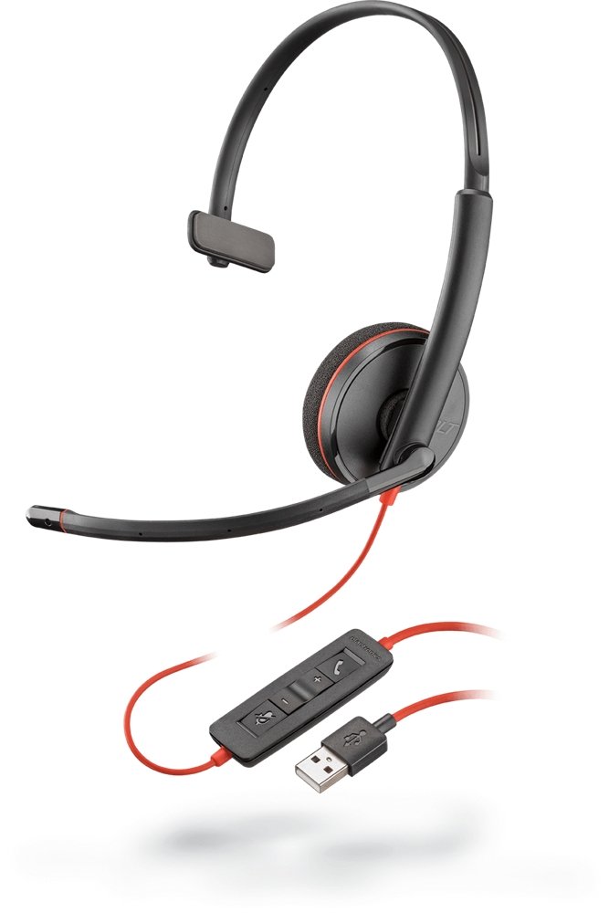 Poly Blackwire 3210 Wired USB Headset