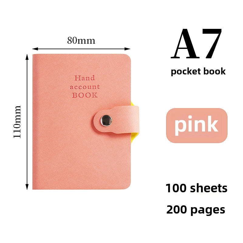 A7 Small Notebook Portable Notepad Students Carry Mini Pocket Pocket To Record Words