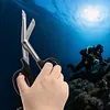 Emergency Scissors Ergonomic Bandage Shears for Underwater Escape (Black)