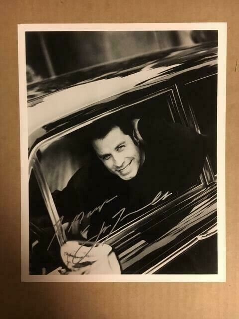 John Travolta Boldly Signed 8x10 Photo Poster painting with COA