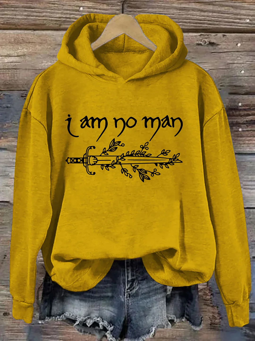I Am No Man Hoodie