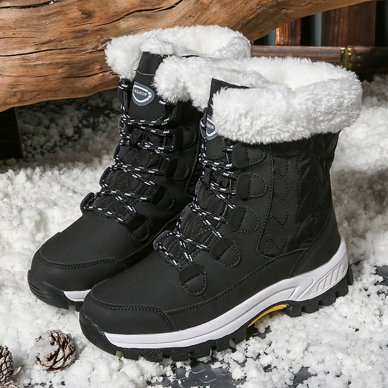 Women's Ankle Boots Warm Snow Boots Winter Shoes