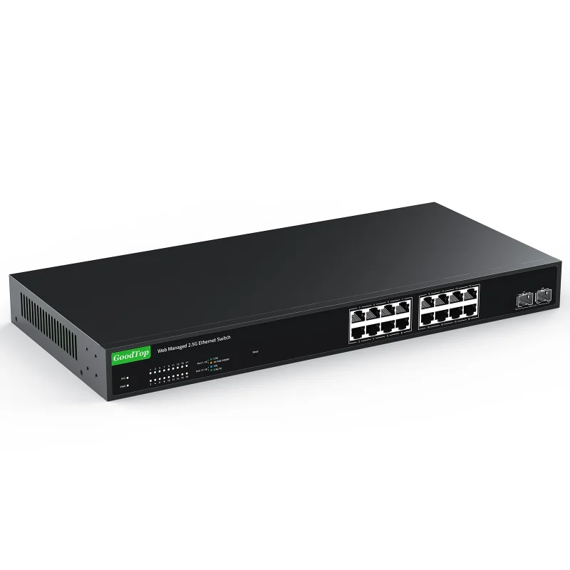 ルーター・ネットワーク機器 GoodTop 8-Port 10G Managed Switch GoodTop 8 Port 10Gb Smart Web Managed SFP+ Switch,10G Optical Easy