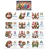 Calendrier 2026 Kit de peinture au diamant Gnome de No&euml;l DIY Diamond Art Bureau Calendar