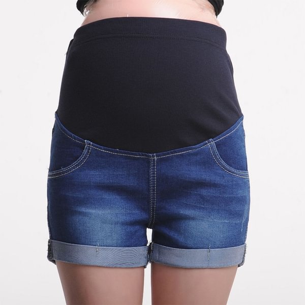 Summer Maternity Shorts Pregnant Denim Jeans Mommy Clothing Pregnancy Jeans Maternity Clothes - Life is Beautiful for You - SheChoic