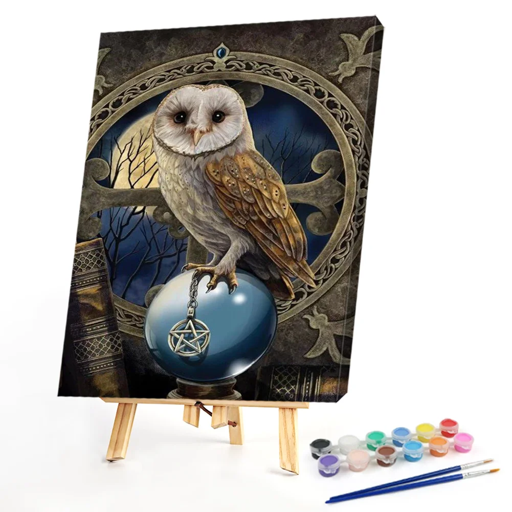 Gems Owl - Paint By Numbers(40*50CM)