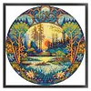 Lake-18CT Stamped Cross Stitch 25*25cm/9.84*9.84in tapestrymarket