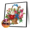 Diamond Painting-DIY Crystal Rhinestone Flower Basket(40x40cm)