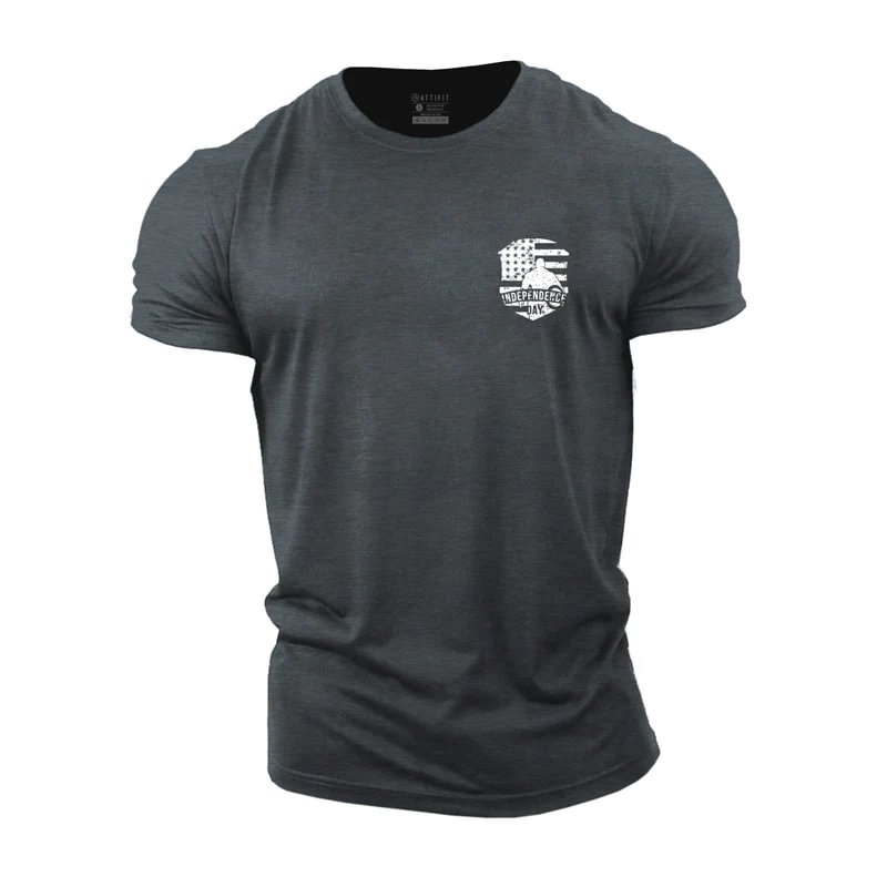 Cotton Independence Day Pattern T-shirts tacday