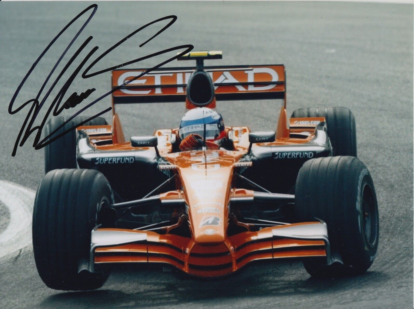 Markus Winkelhock Hand Signed 8x6 Photo Poster painting - Formula 1Autograph F1 1.