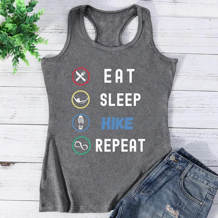 EAT SLEEP HIKE REPEAT Vest Top