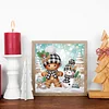 Diamond Painting - Partial Special Shaped Drill - Winter Snowman(Canvas|30*30cm)