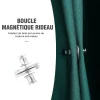 3/6/9 Paires Magn&eacute;tique Rideau Bouton Clip D&eacute;tachable Aimant Boucle