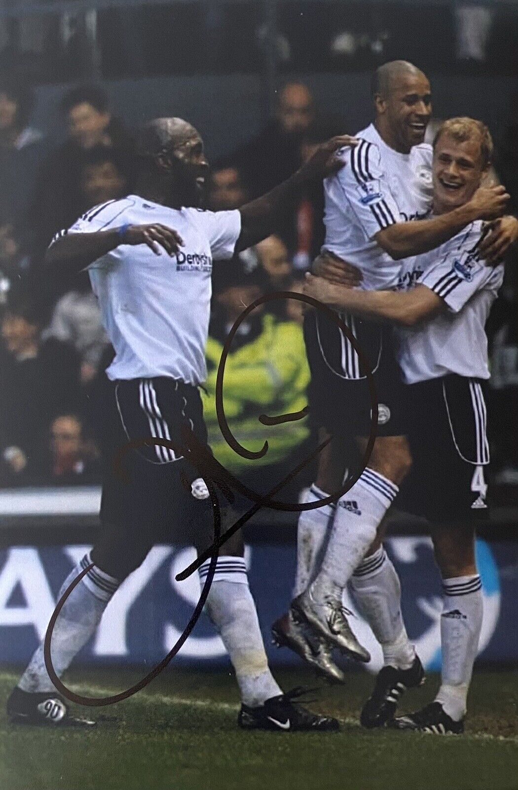 Darren Moore Genuine Hand Signed Derby County 6X4 Photo Poster painting