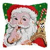 Christmas-DIY Latch Hook Rug Pillowcase Kits 43*43cm