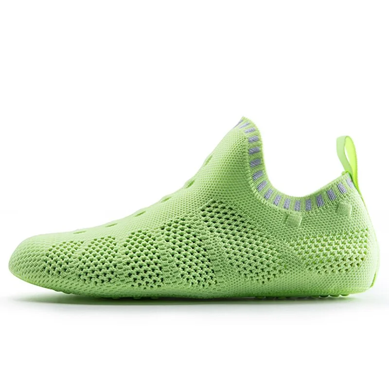 ONEMIX Women Multifunction Striped Socks Men Casual Indoor Slippers Breathable Mesh Quick Dry Light Yoga Shoes 2019 Off White