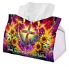 God Loving Home DIY PULeather Diamond Painting Tissue Box for Adults Beginners Large Size Diamond Art Paper Storage Holder for Living Room Bathroom Table Decor