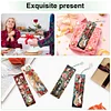 4Pcs Special Shape Flower Bass 5D DIY Diamond Painting Bookmark for Book Lovers