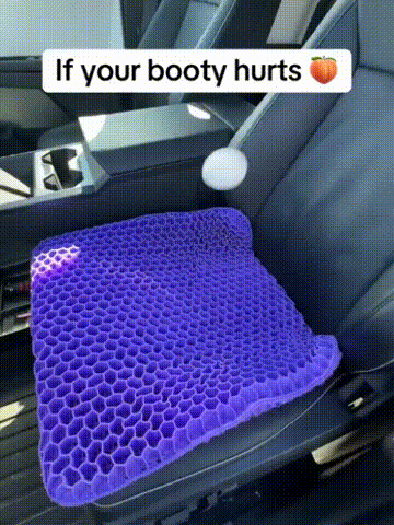 Ergonomic Silicone Seat Cushion demo