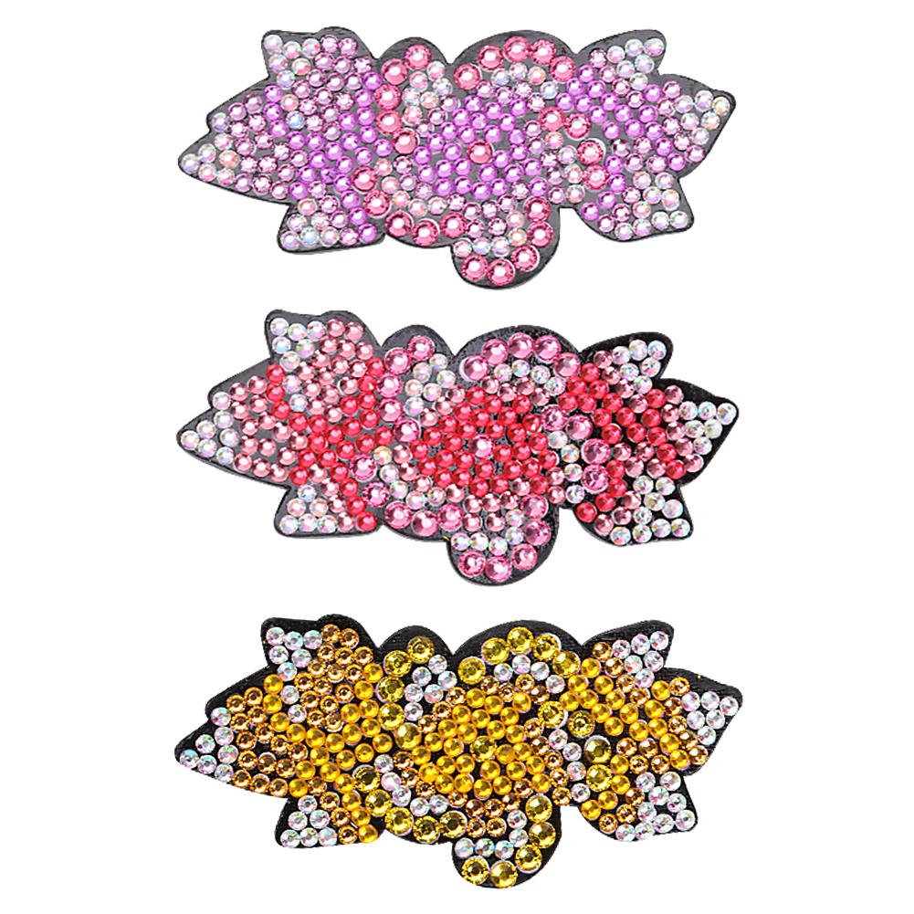 

3pcs Flower Hairpin-DIY Creative Diamond Fashion Accessories, 501 Original