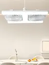 Low Profile Ceiling Fans with Lights 180 Rotating & 3 Speeds Window Exhaust Fan Reversible Airflow Control Ideal for Home Bedroom Or Office