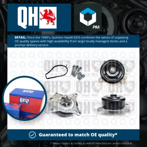 Water Pump fits CITROEN C1 Mk1 1.0 05 to 14 Coolant QH 1201H0 1201J0 1201L1 New Parts