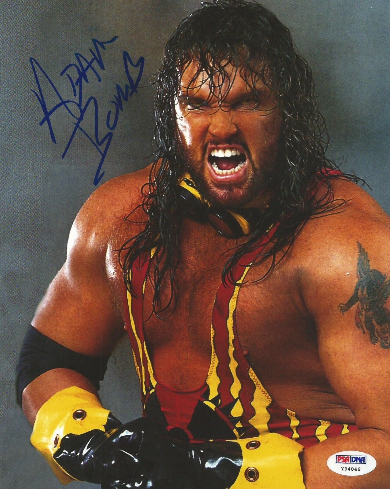 Adam Bomb Signed 8x10 Photo Poster painting PSA/DNA WWE Picture Superstar Autograph Bryan Clark