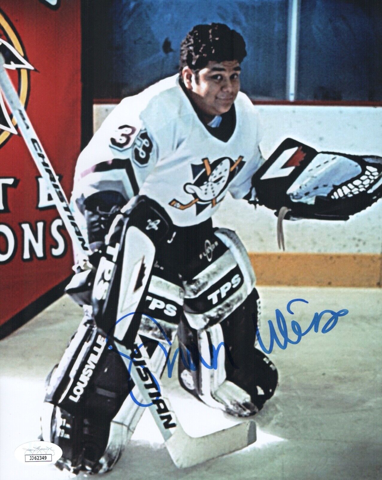 SHAUN WEISS Signed 8x10 Photo Poster painting Greg Goldberg The Mighty Ducks #33 COA JSA Cert