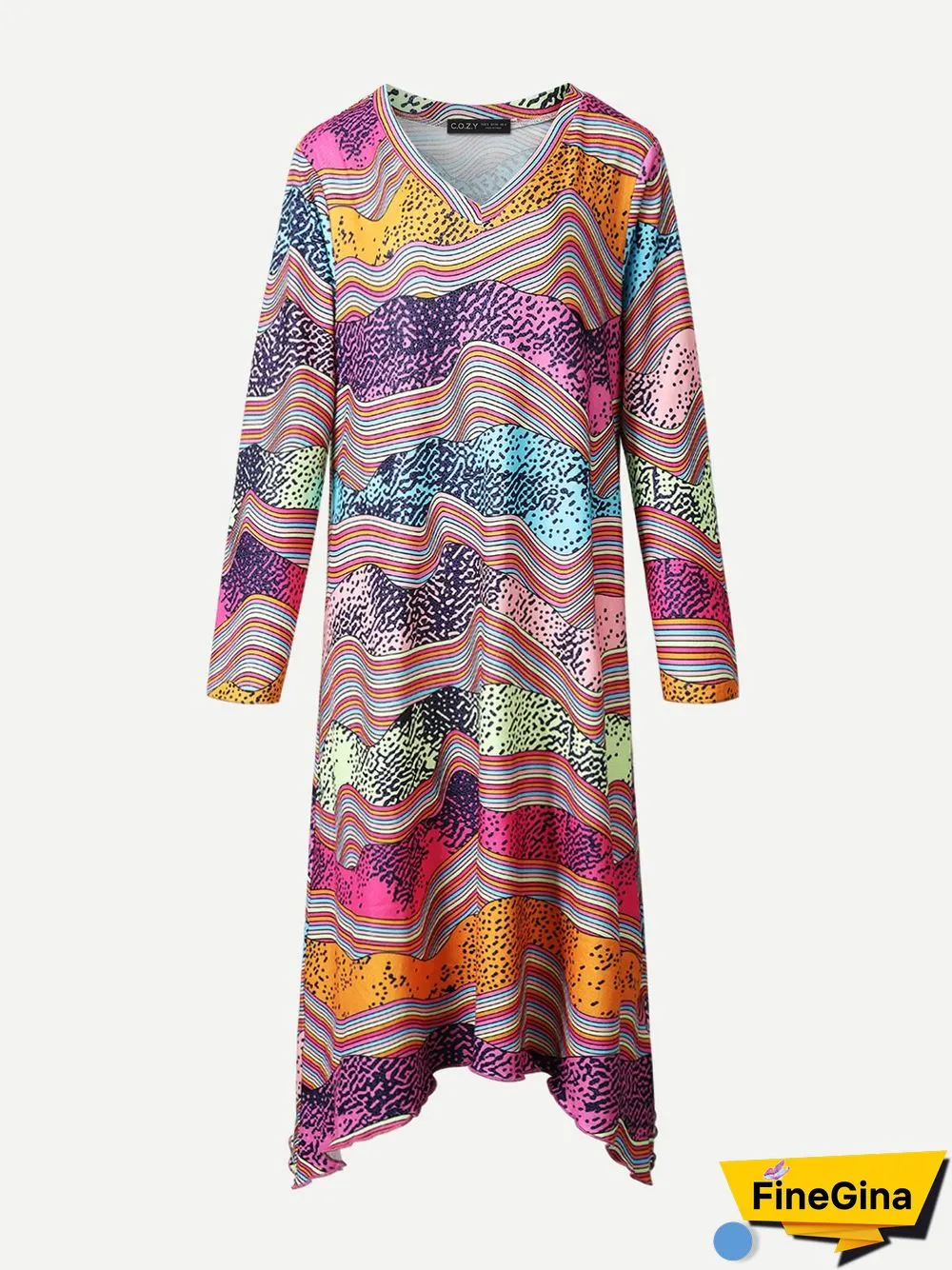 Loosen Vintage Knitting Dress