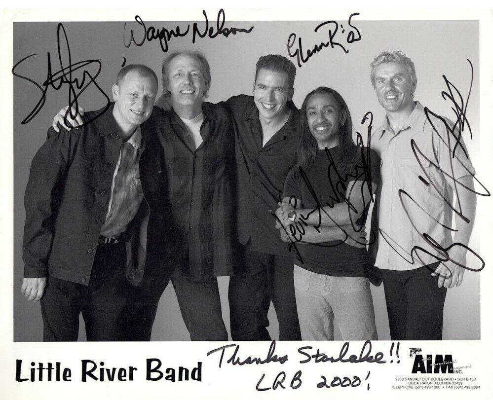 LITTLE RIVER BAND Signed 'AIM' Photo Poster paintinggraph - Pop/Rock Band - preprint