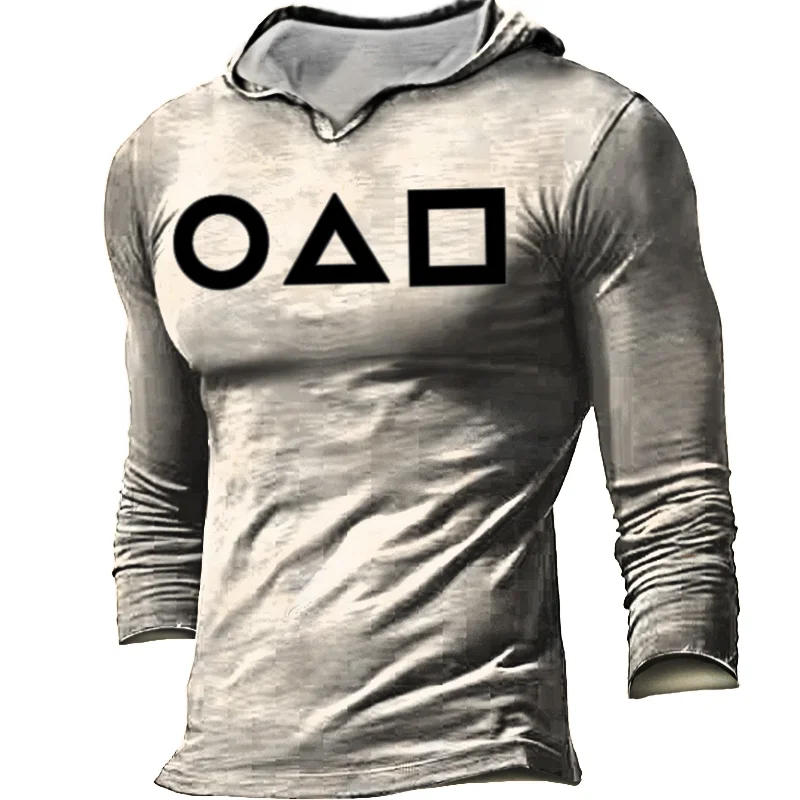 Game Print Men's Outdoor Hoodie / [viawink] /