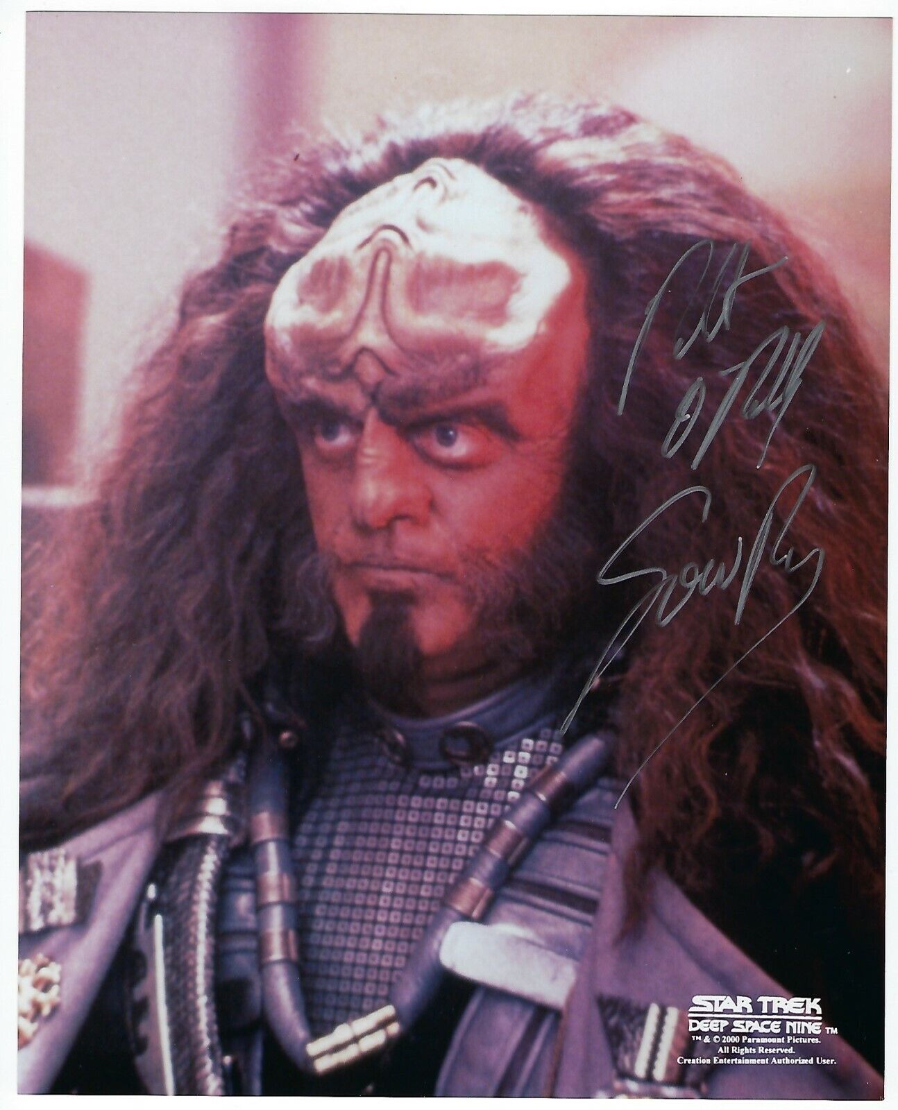 Robert O'Reilly - Star Trek DS9 signed Photo Poster painting