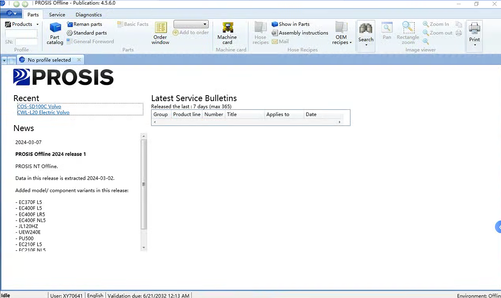 Volvo PROSIS (Volvo Parts Lookup Tool) 2023