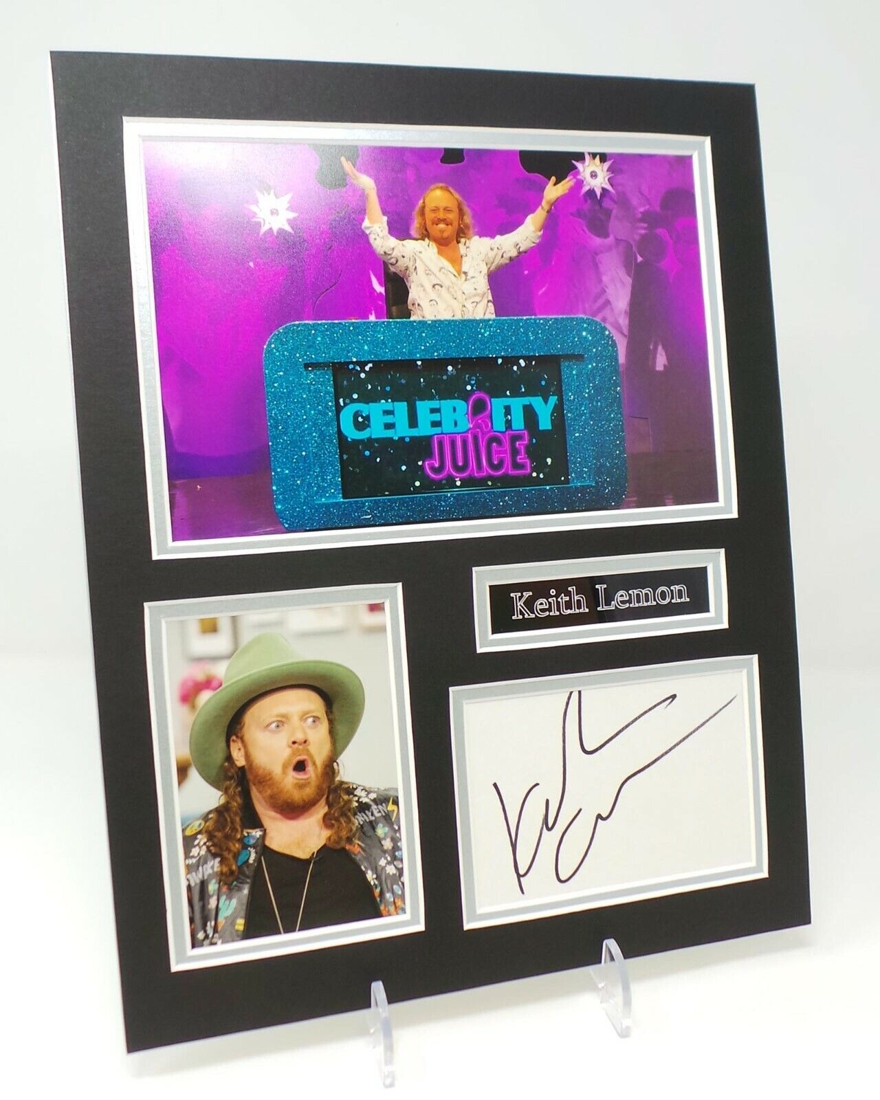 Keith LEMON Signed Mounted Photo Poster painting Display AFTAL COA Celebrity Juice Leigh Francis