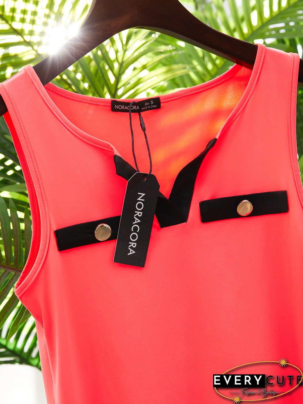 Casual Sleeveless V Neck Plus Size Knit Tank